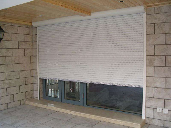 電動卷簾門現(xiàn)場效果圖