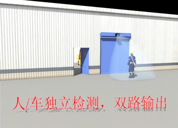 快速門更換新式工業(yè)雷達(dá)